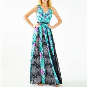 Lilly Pulitzer Janette Maxi Unicorn size 14